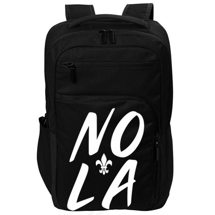 Remember Nola Always Never Forget New Orleans Suppor Impact Tech Backpack