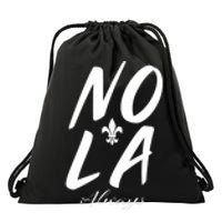 Remember Nola Always Never Forget New Orleans Suppor Drawstring Bag