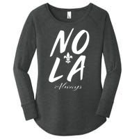 Remember Nola Always Never Forget New Orleans Suppor Women's Perfect Tri Tunic Long Sleeve Shirt