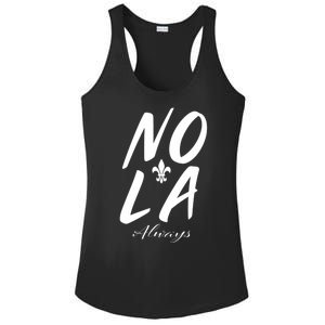 Remember Nola Always Never Forget New Orleans Suppor Ladies PosiCharge Competitor Racerback Tank