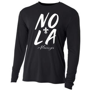 Remember Nola Always Never Forget New Orleans Suppor Cooling Performance Long Sleeve Crew