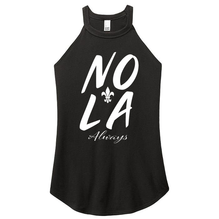 Remember Nola Always Never Forget New Orleans Suppor Women's Perfect Tri Rocker Tank