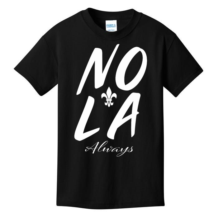 Remember Nola Always Never Forget New Orleans Suppor Kids T-Shirt