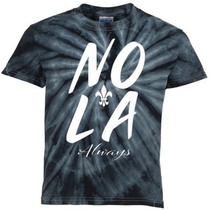 Remember Nola Always Never Forget New Orleans Suppor Kids Tie-Dye T-Shirt