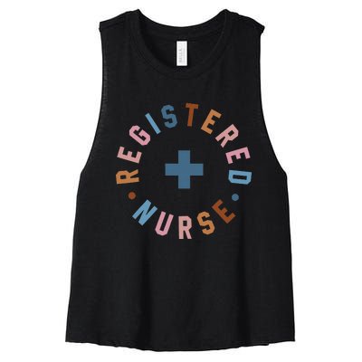 Registered Nurse Appreciation Healthcare Workers Women's Racerback Cropped Tank