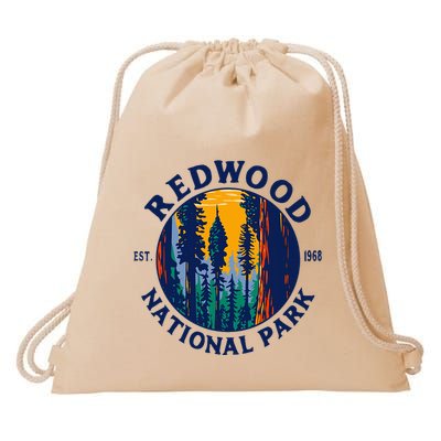 Redwood National And State Parks Ca California Outdoor Drawstring Bag