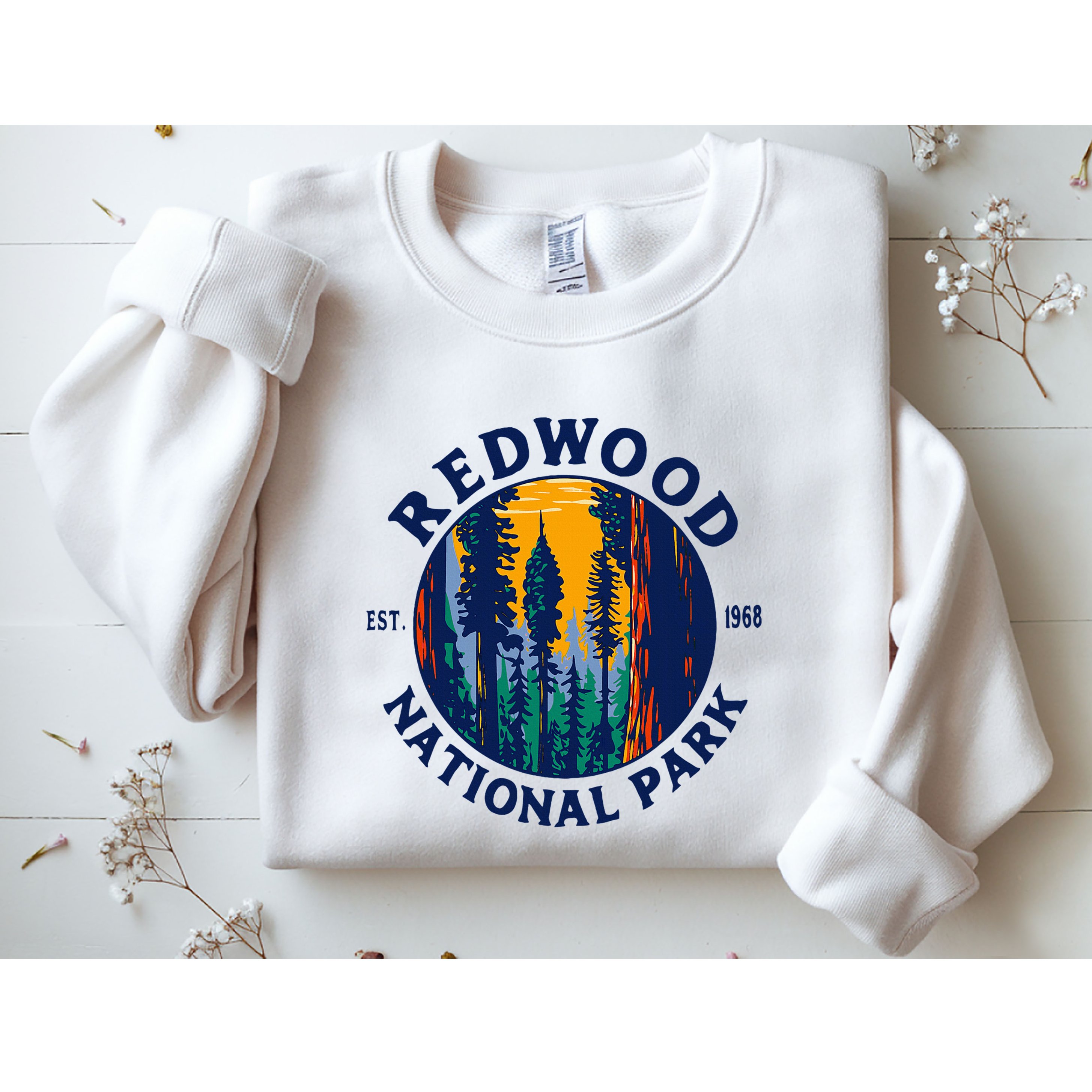 Redwood National And State Parks Ca California Outdoor Sweatshirt