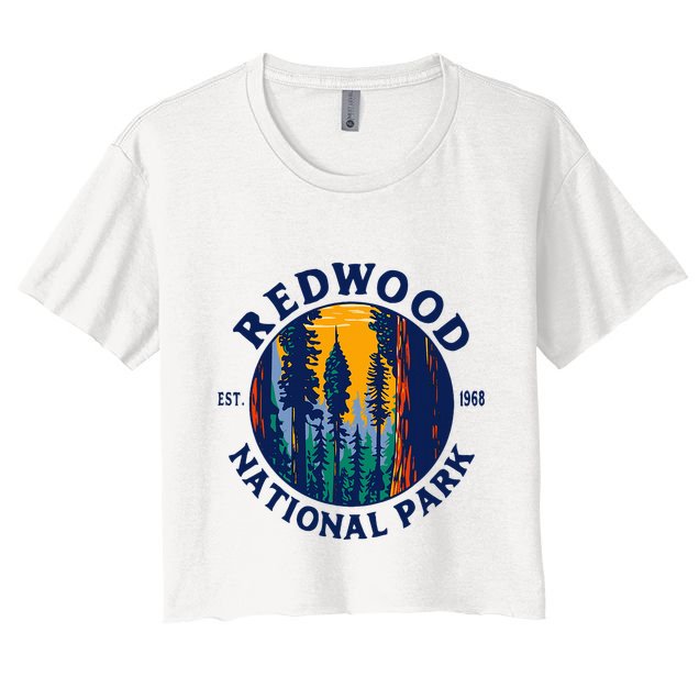 Redwood National And State Parks Ca California Outdoor Crop Top