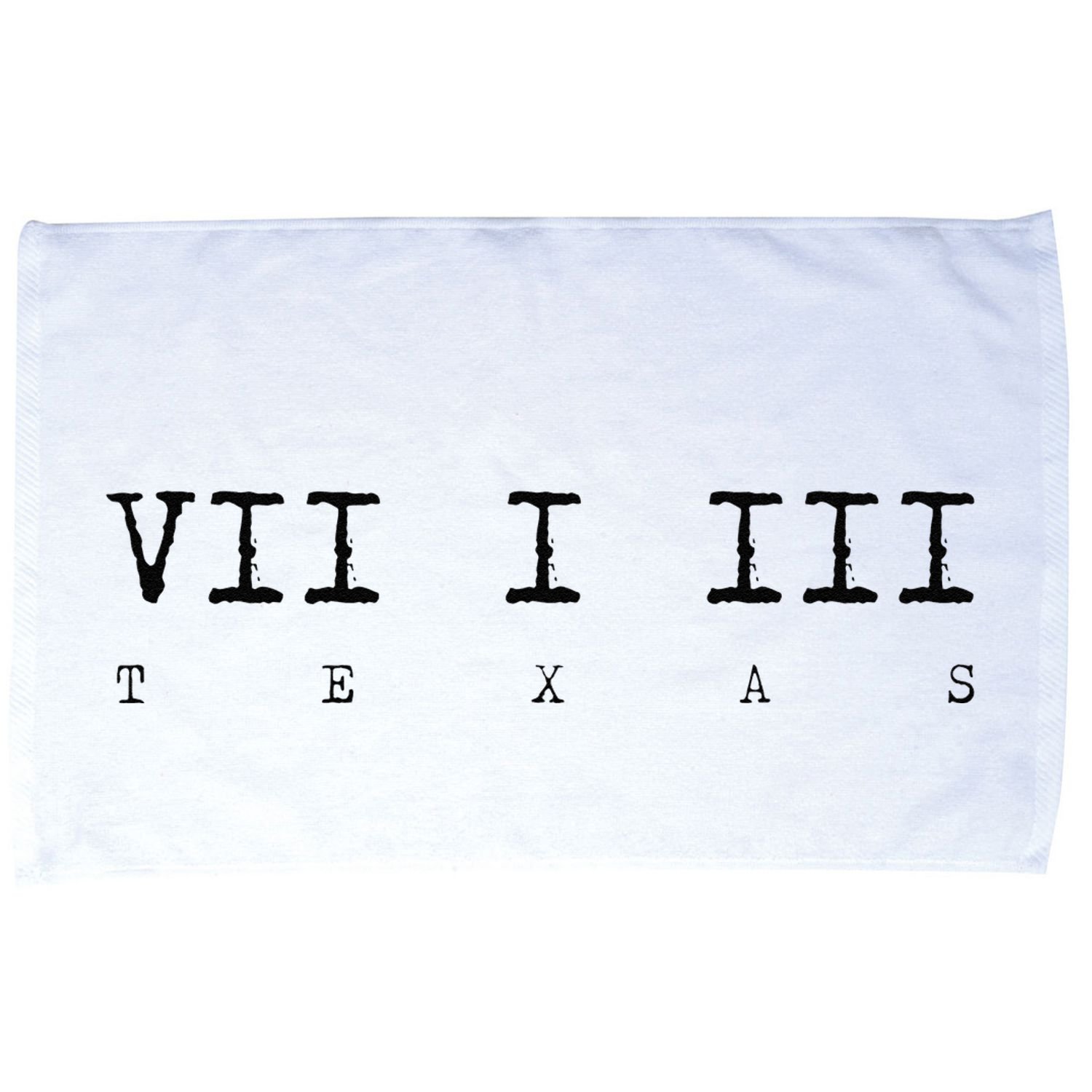 Roman Numeral Area Code 713 Texas Gift Microfiber Hand Towel