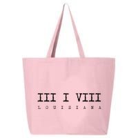 Roman Numeral Area Code 318 Louisiana Gift Home 25L Jumbo Tote