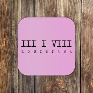 Roman Numeral Area Code 318 Louisiana Gift Home Coaster