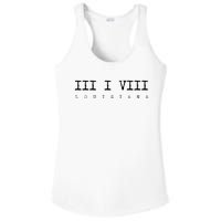 Roman Numeral Area Code 318 Louisiana Gift Home Ladies PosiCharge Competitor Racerback Tank