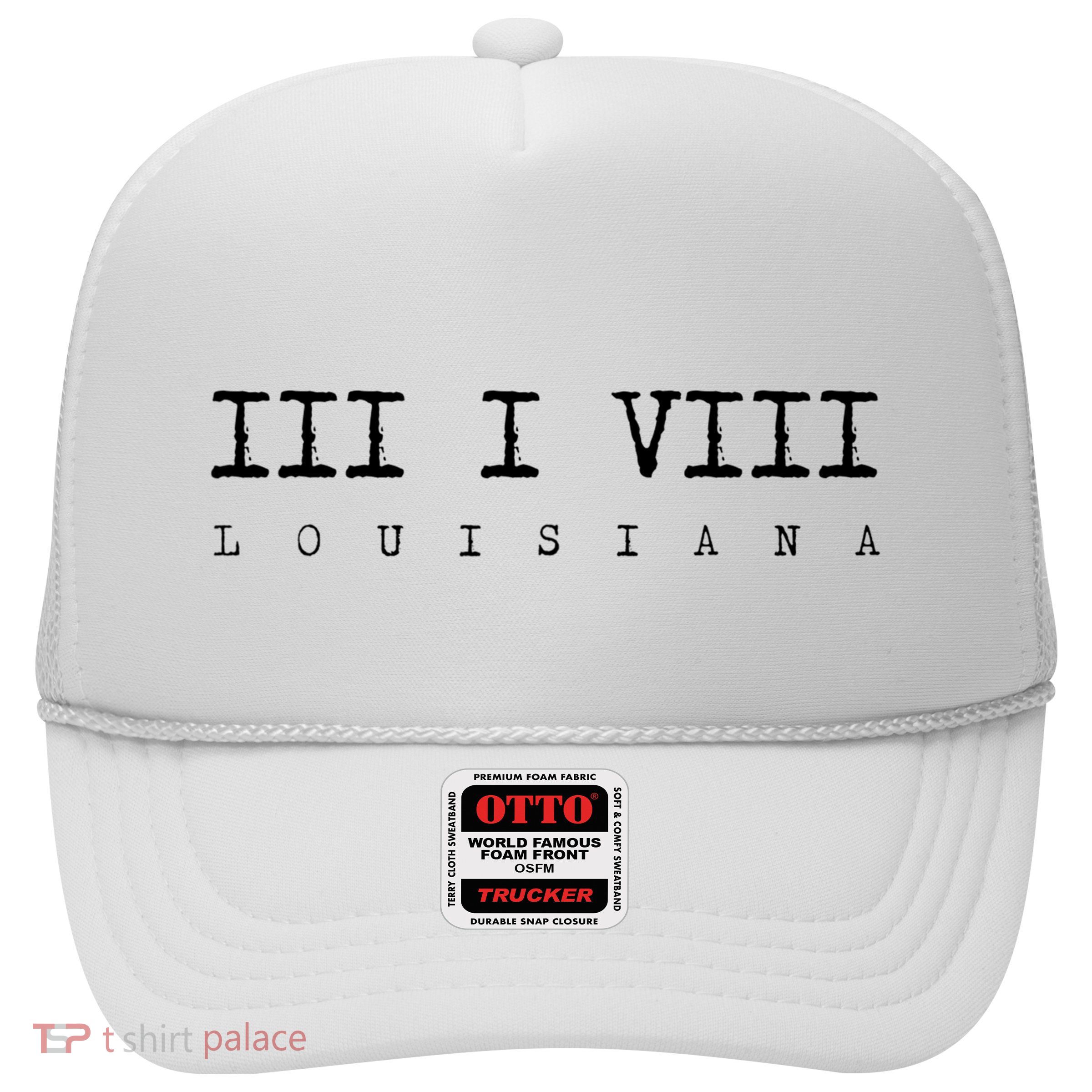 Roman Numeral Area Code 318 Louisiana Gift Home Trucker Hat