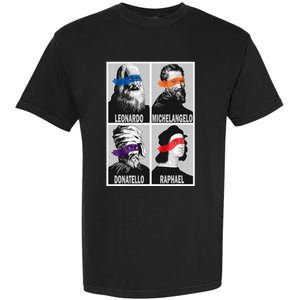 Renaissance Ninja Artists Poster Style Pop Garment-Dyed Heavyweight T-Shirt