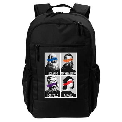 Renaissance Ninja Artists Poster Style Pop Daily Commute Backpack