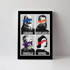 Renaissance Ninja Artists Poster Style Pop Canvas