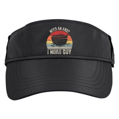 Retro Need An Ark I Noah Guy Christian Gifts Pun Adult Drive Performance Visor