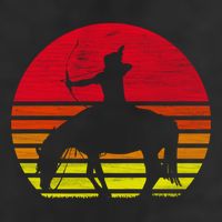 Retro Native American Horse Gift Adult Drive Performance Visor