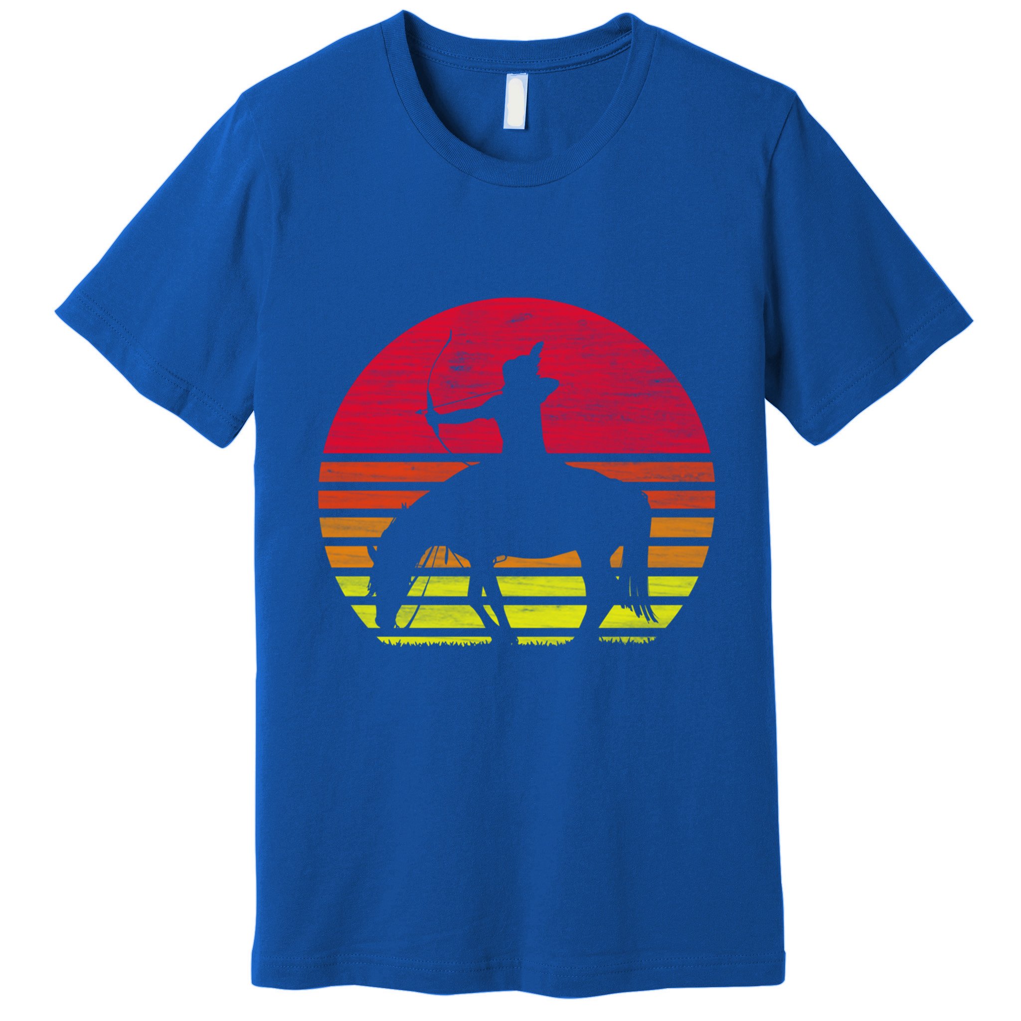Retro Native American Horse Gift Premium T-Shirt