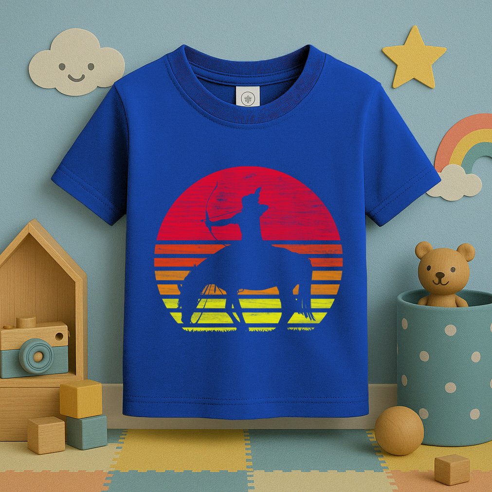Retro Native American Horse Gift Toddler T-Shirt