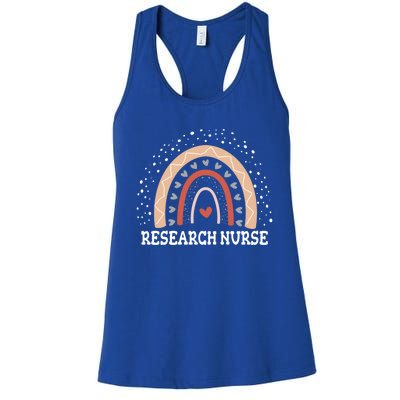 Research Nurse Appreciation Flower Clinical Research Nursing Gift Women's Racerback Tank