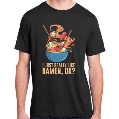 Ramen Noodles Art For Noodle Ramen Lovers Adult ChromaSoft Performance T-Shirt