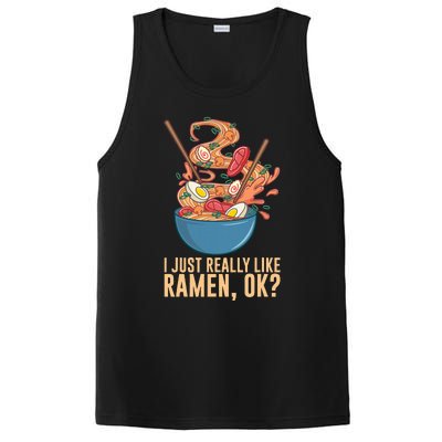 Ramen Noodles Art For Noodle Ramen Lovers PosiCharge Competitor Tank