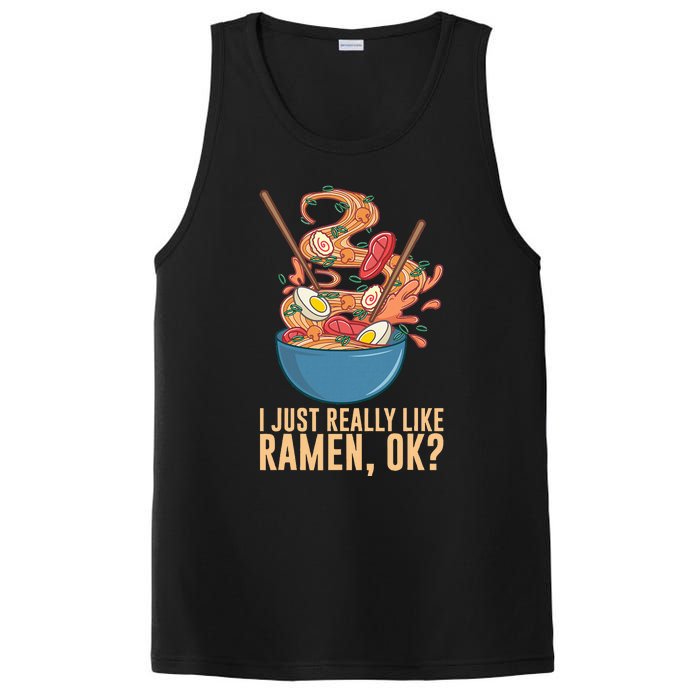 Ramen Noodles Art For Noodle Ramen Lovers PosiCharge Competitor Tank