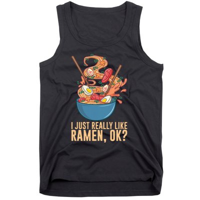 Ramen Noodles Art For Noodle Ramen Lovers Tank Top