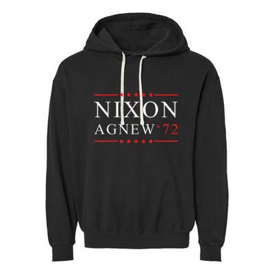 RICHARD NIXON AGNEW funny president Garment-Dyed Fleece Hoodie