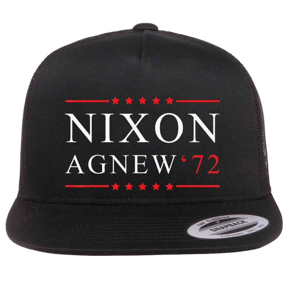 RICHARD NIXON AGNEW funny president Flatbill Hat