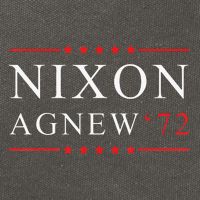 RICHARD NIXON AGNEW funny president Cotton Canvas Backpack