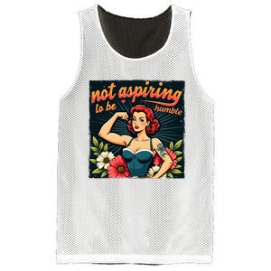 Retro Not Aspiring To Be Humble Feminist Woman Kamala Harris Mesh Reversible Basketball Jersey Tank