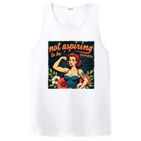 Retro Not Aspiring To Be Humble Feminist Woman Kamala Harris PosiCharge Competitor Tank