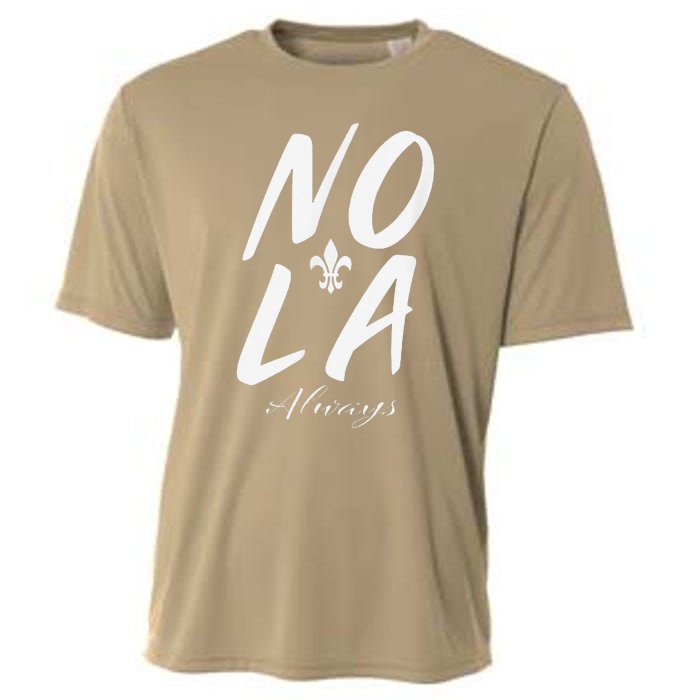 Remember Nola Always Never Forget New Orleans Support Cooling Performance Crew T-Shirt