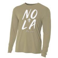 Remember Nola Always Never Forget New Orleans Support Cooling Performance Long Sleeve Crew