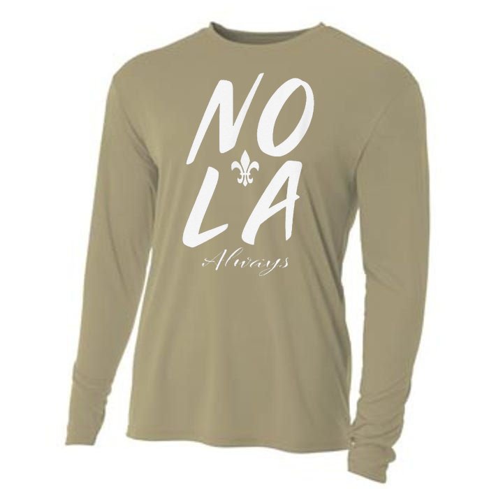 Remember Nola Always Never Forget New Orleans Support Cooling Performance Long Sleeve Crew