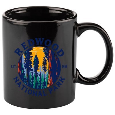 Redwood National And State Parks Ca California Outdoor 11oz C Handle Ceramic Mug