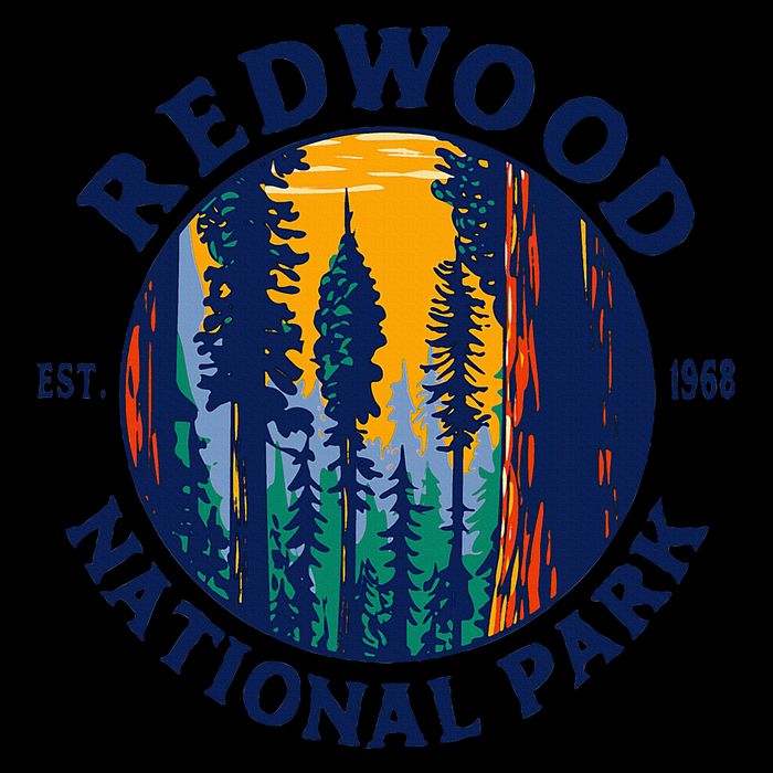Redwood National And State Parks Ca California Outdoor 16 in Basic Backpack