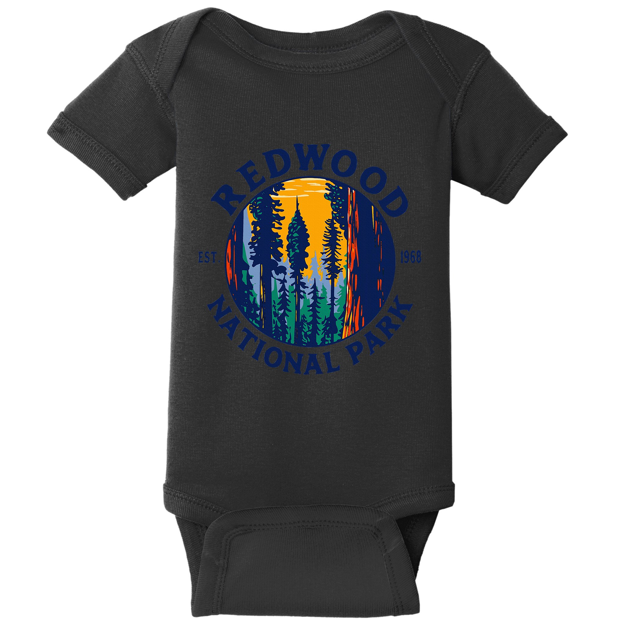 Redwood National And State Parks Ca California Outdoor Baby Bodysuit