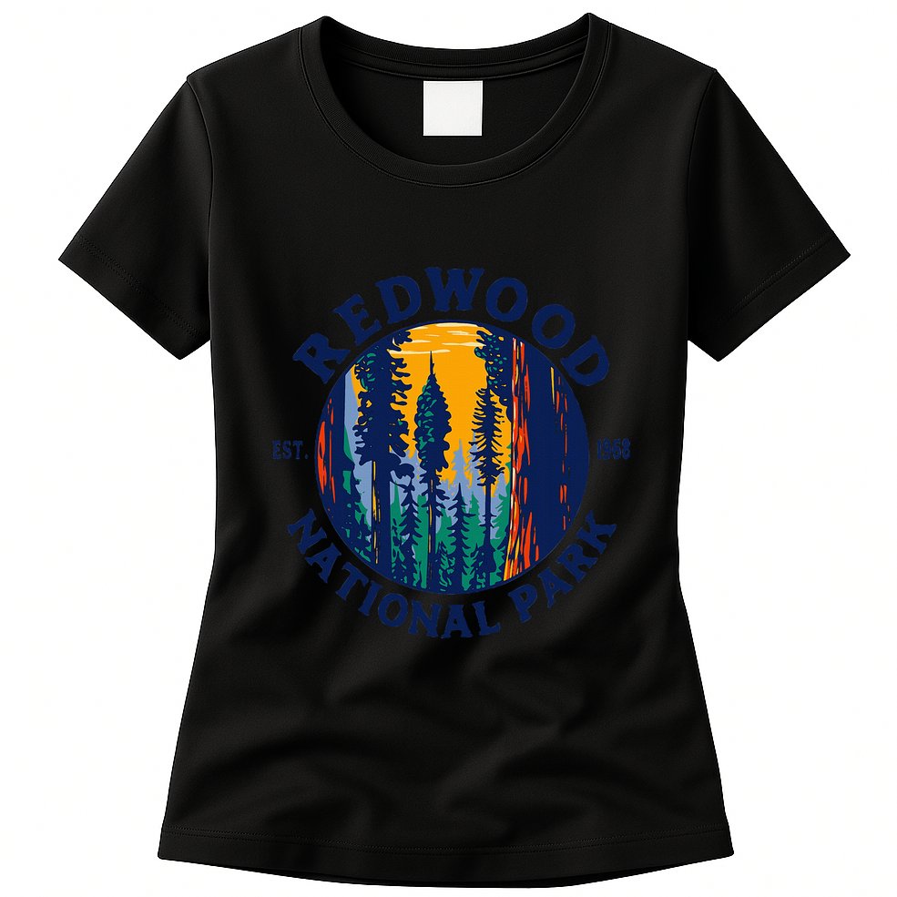 Redwood National And State Parks Ca California Outdoor Womens T-Shirt