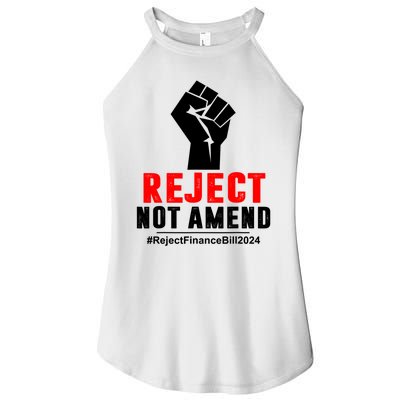 Reject Not Amend Reject Finance Bill 2024 Women’s Perfect Tri Rocker Tank