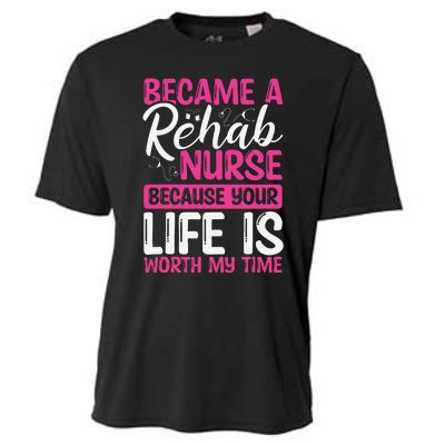 Rehab Nurse Appreciation Week Rehabilitation Nurse Essential Cooling Performance Crew T-Shirt