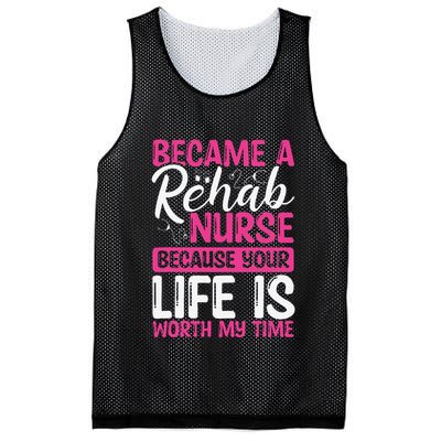 Rehab Nurse Appreciation Week Rehabilitation Nurse Essential Mesh Reversible Basketball Jersey Tank