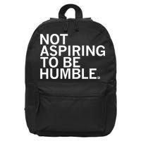 Raygun Not Aspiring To Be Humble 16 in Basic Backpack