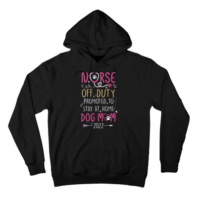 Retired Nurse And Dog Mom Mothers Day Dog Owners RN Life Hoodie