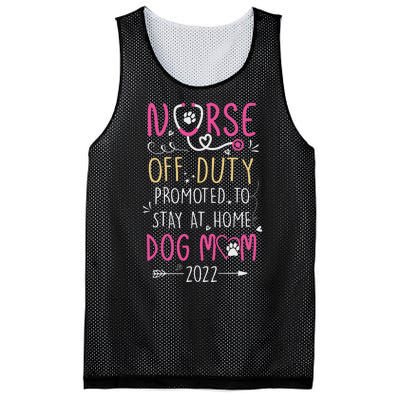 Retired Nurse And Dog Mom Mothers Day Dog Owners RN Life Mesh Reversible Basketball Jersey Tank