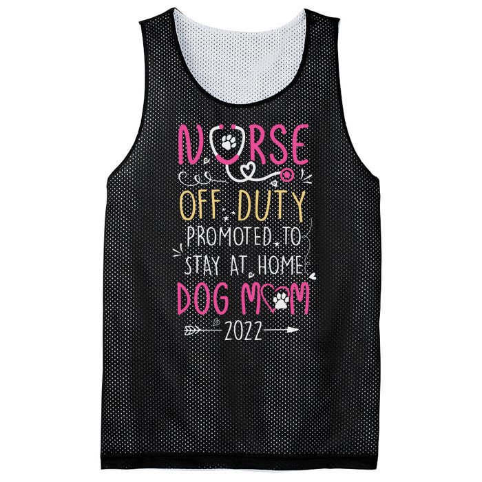 Retired Nurse And Dog Mom Mothers Day Dog Owners RN Life Mesh Reversible Basketball Jersey Tank