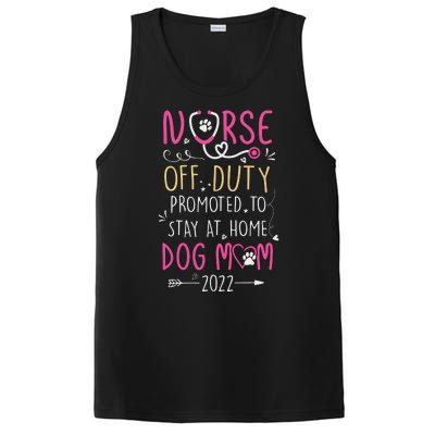 Retired Nurse And Dog Mom Mothers Day Dog Owners RN Life PosiCharge Competitor Tank