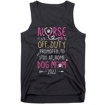 Retired Nurse And Dog Mom Mothers Day Dog Owners RN Life Tank Top